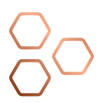 Hexagon cells icon